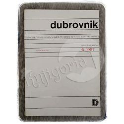 Dubrovnik: časopis za kulturu 6/1987.
