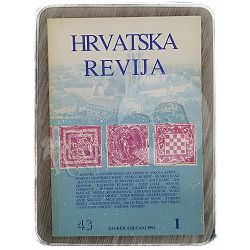 Hrvatska revija 1/1993.