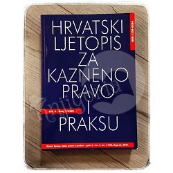 HRVATSKI LJETOPIS ZA KAZNENO PRAVO I PRAKSU 1 / 2001 Davor Krapac