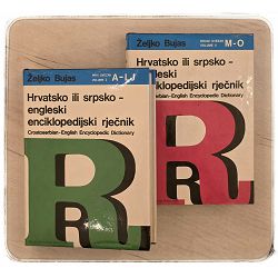Hrvatsko ili srpsko-engleski enciklopedijski rječnik I-II Željko Bujas