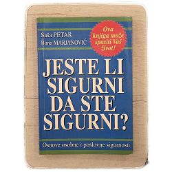 Jeste li sigurni da ste sigurni? Saša Petar, Bono Marjanović
