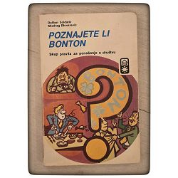 Poznajete li bonton? Dalibor Soldatić
