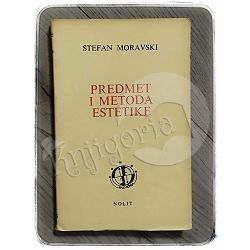 Predmet i metoda estetike Stefan Moravski