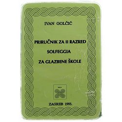 Priručnik za II. razred solfeggia za glazbene škole Ivan Golčić