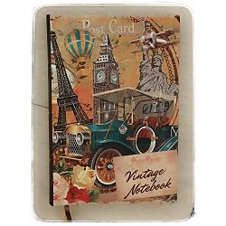 Rokovnik - Vintage Notebook "Old Car" Dalija Design