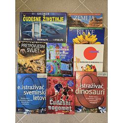 Set 9 knjige za djecu / enciklopedije  / otpis