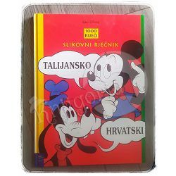 Slikovni rječnik talijansko hrvatski Walt Disney 