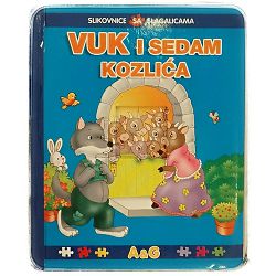 Vuk i sedam kozlića - slikovnica sa slagalicama Jacob i Wilhelm Grimm