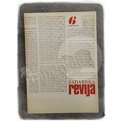 Zadarska revija: časopis za kulturu i društvena pitanja 6/1983.
