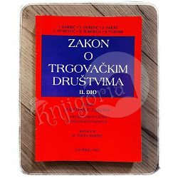 ZAKON O TRGOVAČKIM DRUŠTVIMA 2. dio 