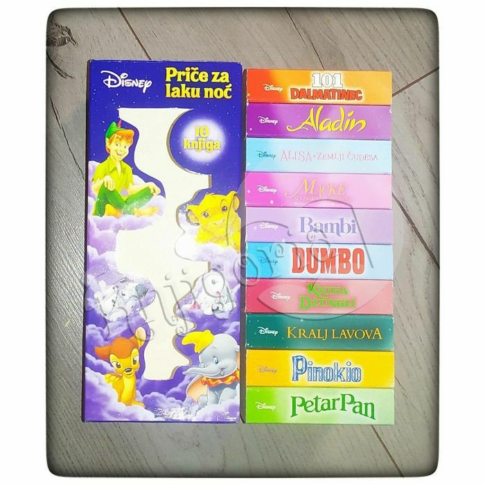 Disney priče za laku noć set od 10 slikovnica