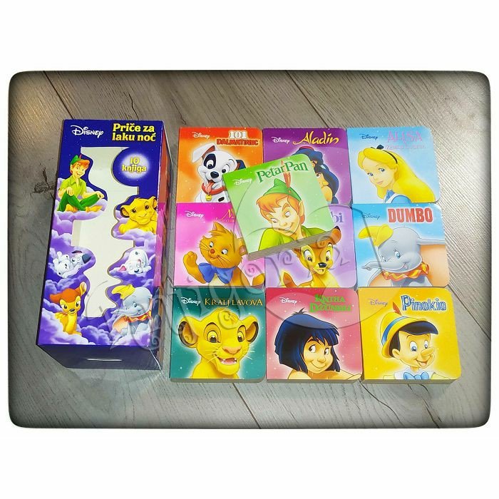 Disney priče za laku noć set od 10 slikovnica