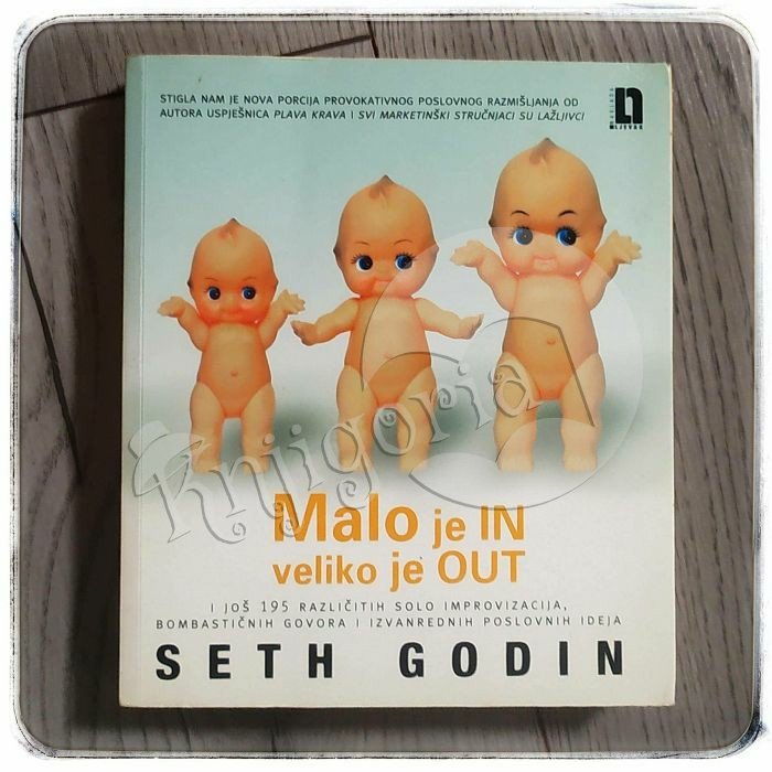 Malo je in veliko je out Seth Godin