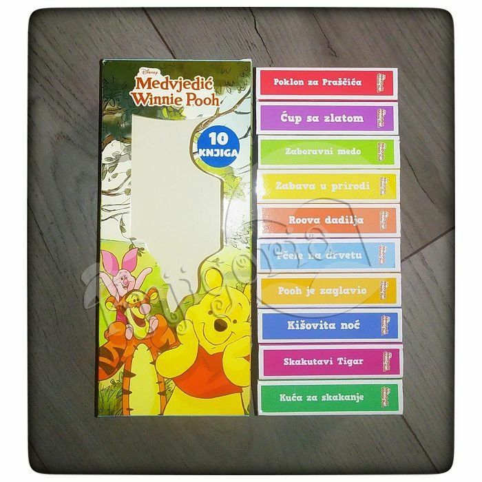 Medvjedić Winnie Pooh set od 10 slikovnica