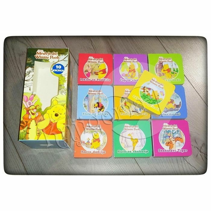 Medvjedić Winnie Pooh set od 10 slikovnica