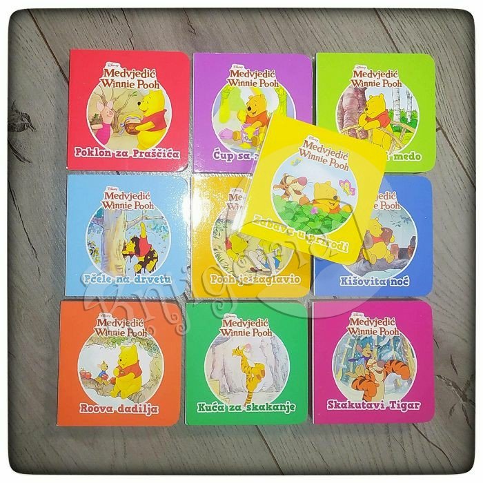 Medvjedić Winnie Pooh set od 10 slikovnica