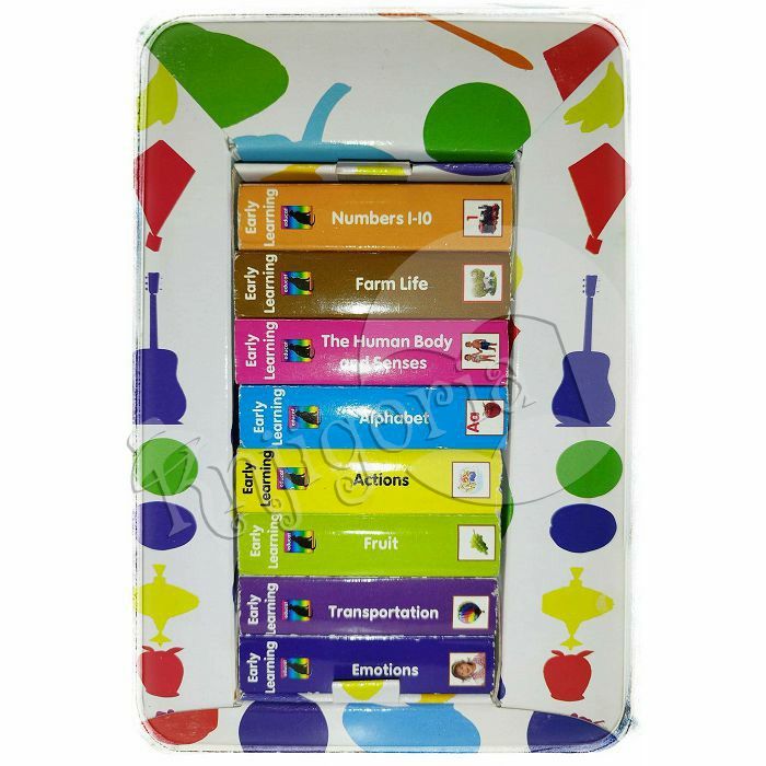 My First Library: Early Learning: 8 Board Book Block 