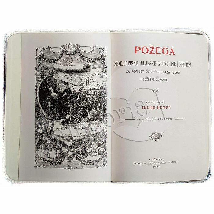 Požega, zemljopisne bilješke iz okoline i prilozi za povijest slob. i kr. grada Požege i požeške županije Julije Kempf